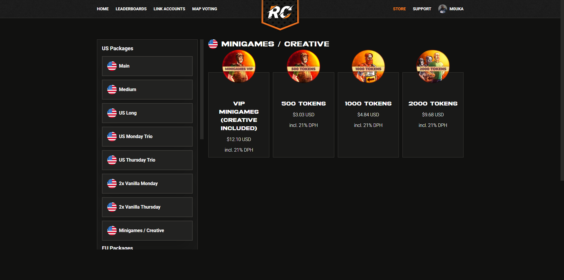 Rusticated Game Game Server Store & Monetization Platform | PayNow
