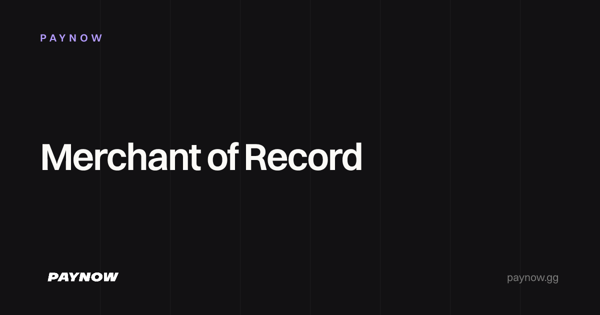More information about "PayNow: Merchant of Record for Game Servers & SaaS"